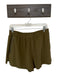 Outdoor Voices Size L Olive Green Recycled Polyester Drawstring Athletic Shorts Olive Green / L