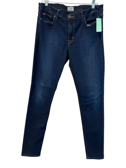 Hudson Size 31 Blue Viscose & Cotton Blend button zip fly 5 Pocket Slim Jeans Blue / 31
