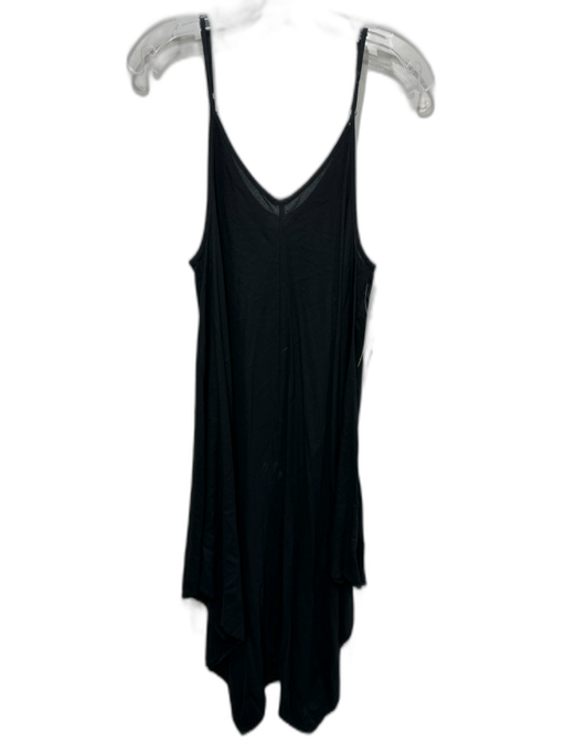 Elan Size XS Black Rayon Sleeveless Midi Dress Black / XS
