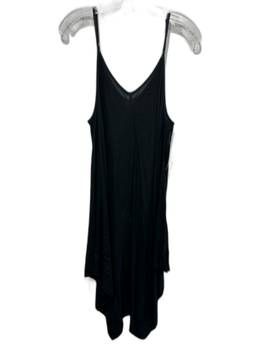 Elan Size XS Black Rayon Sleeveless Midi Dress Black / XS