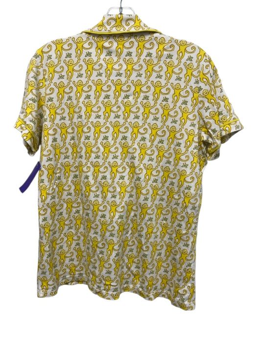 Roller Rabbit Size Small Yellow, White, Green Cotton Short Sleeve Short Set Yellow, White, Green / Small