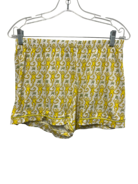 Roller Rabbit Size Small Yellow, White, Green Cotton Short Sleeve Short Set Yellow, White, Green / Small