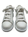 Alexander McQueen Shoe Size 38.5 White & Black Leather Rhinestone Platform Shoes White & Black / 38.5