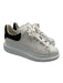 Alexander McQueen Shoe Size 38.5 White & Black Leather Rhinestone Platform Shoes White & Black / 38.5