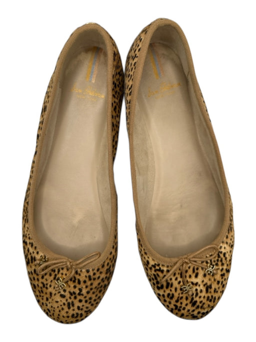Sam Edelman Shoe Size 10 Tan & black Pony Hair Animal Print Front bow Flats Tan & black / 10