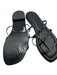 Schutz Shoe Size 10 Black Leather Studded Strappy Sandals Black / 10