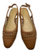 J Crew Shoe Size 10 Light Brown Slingbacks Pointed Toe Woven Flats Light Brown / 10