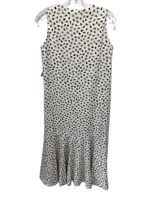 Hunter Bell Size S Cream Beige, Gray & Black Missing Fabric Tag Sleeveless Dress Cream Beige, Gray & Black / S
