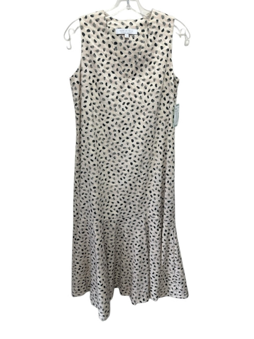 Hunter Bell Size S Cream Beige, Gray & Black Missing Fabric Tag Sleeveless Dress Cream Beige, Gray & Black / S