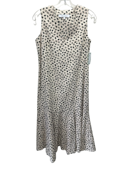 Hunter Bell Size S Cream Beige, Gray & Black Missing Fabric Tag Sleeveless Dress Cream Beige, Gray & Black / S