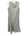 Hunter Bell Size S Cream Beige, Gray & Black Missing Fabric Tag Sleeveless Dress Cream Beige, Gray & Black / S