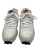Nike Shoe Size 5.5 White & Cream textile upper Swoosh Low Top Lace Up Sneakers White & Cream / 5.5