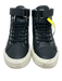 Salvatore Ferragamo Shoe Size 8 AS IS Navy Blue & White Leather High Top Shoes Navy Blue & White / 8