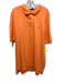 Polo Size XXL Orange Cotton Solid Polo Men's Short Sleeve Orange / XXL