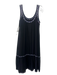 Hatch Size 0 Black & Multi Viscose Sleeveless Embroidered Scoop Neck Midi Dress Black & Multi / 0