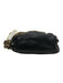 Tory Burch Black Leather Braided Chain Zip Close Dust bag incl. Bag Black