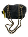 Tory Burch Black Leather Braided Chain Zip Close Dust bag incl. Bag Black