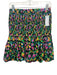 Tanya Taylor Size S Black, Green, Multi Cotton Smocked Waist Band Skirt Black, Green, Multi / S