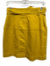 Tory Burch Size 0 Yellow Cotton Blend A Line Patch Pocket Mini Skirt Yellow / 0