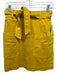 Tory Burch Size 0 Yellow Cotton Blend A Line Patch Pocket Mini Skirt Yellow / 0