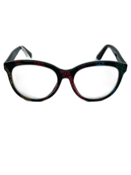 Gucci Black & Multi Acetate Shimmer Box Inc. Glasses Black & Multi