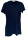 Theory Size S Navy Blue Cotton Quarter Button Collar Mini Dress Navy Blue / S