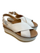 Paloma Barcelo Shoe Size 39 White Leather Criss Cross Buckle Ankle Shoes White / 39