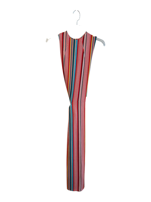 Alice + Olivia Size 10 Red & Multi Viscose Blend Round Neck Sleeveless Dress Red & Multi / 10