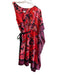 Yoana Baraschi Size 8 Red No Fabric Tag Round Neck Asymetric Below knee Dress Red / 8