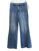 Alice + Olivia Jeans Size 28 Medium Wash Cotton High Rise 4 Pocket Flare Jeans Medium Wash / 28