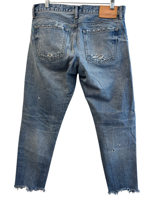 Moussy Vintage Size 29 Medium Wash Cotton High Rise Button Fly distressed Jeans Medium Wash / 29
