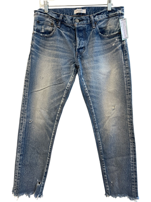 Moussy Vintage Size 29 Medium Wash Cotton High Rise Button Fly distressed Jeans Medium Wash / 29
