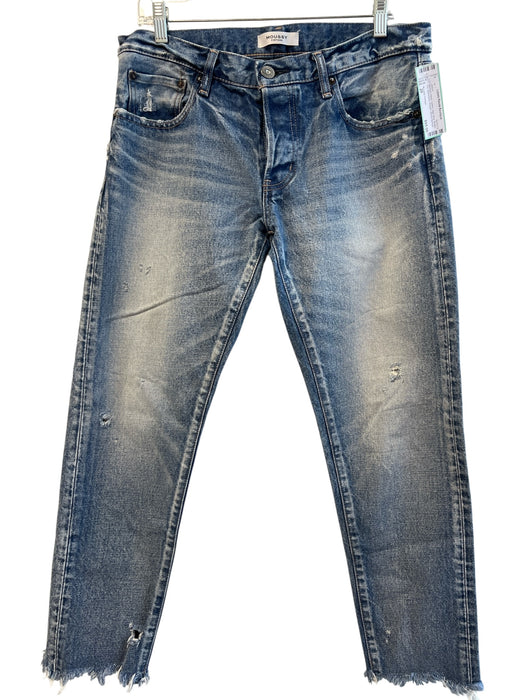 Moussy Vintage Size 29 Medium Wash Cotton High Rise Button Fly distressed Jeans Medium Wash / 29