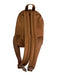 Coach Tan Brown Leather Gold Tone Hardware Zipper Closure Backpack Bag Tan Brown / Mini