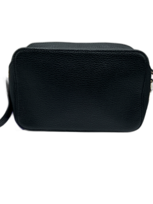 Lauren Ralph Lauren Brown & Black Pony Hair & Leather Crossbody Zip Close Bag Brown & Black
