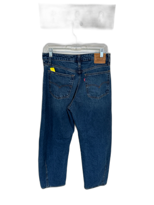 Levi's Size 28 Dark Wash Cotton High Waist Barrell Leg Jeans Dark Wash / 28