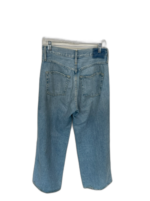 AMO Size 27 Light Wash Cotton High Waist Wide Leg Jeans Light Wash / 27