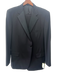 Samuelsohn Black Wool Solid Tuxedo Men's Suit Black / 48L