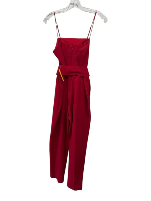 C/Meo Collective Size S Red Polyester Sleeveless Back Zip pleats Jumper Red / S