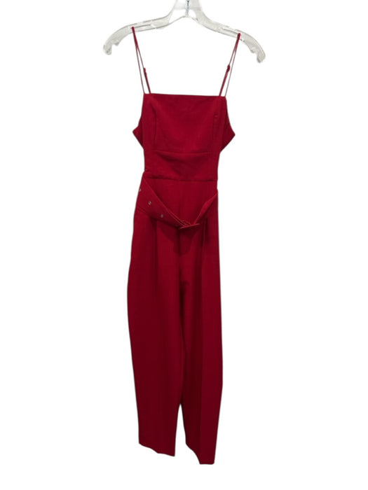 C/Meo Collective Size S Red Polyester Sleeveless Back Zip pleats Jumper Red / S