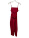 C/Meo Collective Size S Red Polyester Sleeveless Back Zip pleats Jumper Red / S