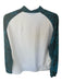 Nike Size L Teal & White Polyester Watercolor Zip UP Men's Jacket Teal & White / L