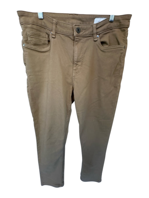 The Perfect Jean Size 34x28 Khaki Cotton Blend Button Fly Pockets Slim fit Pants Khaki / 34x28