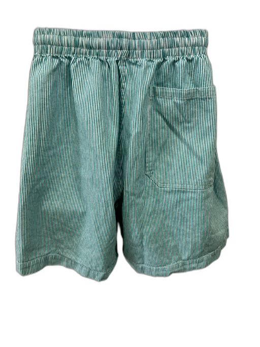 Bode Size M/L Green & White Cotton Striped Men's Shorts Green & White / M/L
