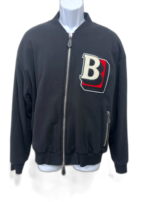 Burberry Size L Black, Red & White Cotton Men's Jacket Black, Red & White / L