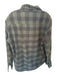 Osklen Size Est L Green & Black Polyester Buffalo Plaid Snap Buttons Jacket Green & Black / Est L