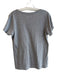 Quince Size M Gray Cotton V Neck Cap Sleeve Heathered Top Gray / M