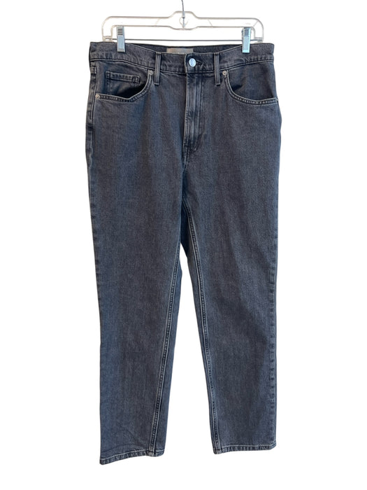 Everlane Size 29 Black Wash Organic Cotton High Rise Zip Fly Straight Leg Jeans Black Wash / 29