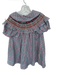 Pilcro Size XS Blue & Red Cotton Collar V Neck Stitch Detail Gingham Dress Blue & Red / XS