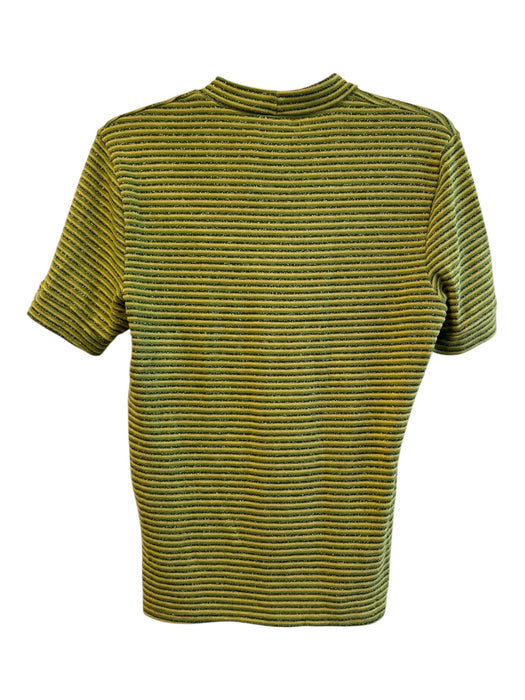 Reformation Size L Green Unknown Knit Short Sleeve high neck Top Green / L
